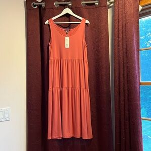 Eileen Fisher tiered dress.  So soft!  NWT